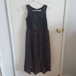 High/ low floral dress